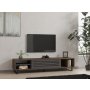 HANAH HOME TV polica Eray Walnut Anthracite - slika 1