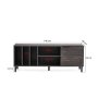 HANAH HOME TV polica Kaysersberg Dark Brown - slika 5
