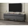 HANAH HOME TV polica River Anthracite - slika 2