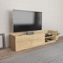 HANAH HOME TV polica Krog Oak - slika 2