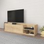 HANAH HOME TV polica Krog Oak - slika 3