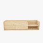 HANAH HOME TV polica Krog Oak - slika 4