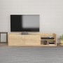 HANAH HOME TV polica Krog Oak - slika 1