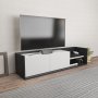 HANAH HOME TV polica Krog Anthracite White - slika 2