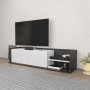 HANAH HOME TV polica Krog Anthracite White - slika 3