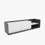 HANAH HOME TV polica Krog Anthracite White - slika 5