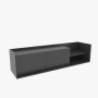 HANAH HOME TV polica Krog Anthracite - slika 5