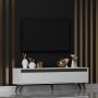 HANAH HOME TV polica Century White - slika 3