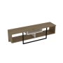 HANAH HOME TV polica Asal (150) Oak White Black - slika 3