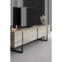 HANAH HOME TV polica Luxe Travertine Black - slika 4