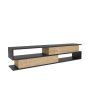 HANAH HOME TV polica Cortez Anthracite Oak - slika 5