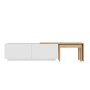 HANAH HOME TV polica Oslo White Atlantic Pine - slika 4