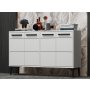 HANAH HOME TV polica Stria White - slika 3