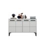 HANAH HOME TV polica Stria White - slika 5