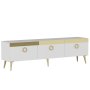 HANAH HOME TV polica Safar White - slika 3
