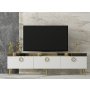 HANAH HOME TV polica Safar White - slika 1