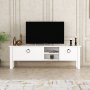 HANAH HOME TV polica Rose White - slika 1