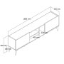 HANAH HOME TV polica Lotus 1350 - slika 5