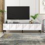 HANAH HOME TV polica Artemis White Anthracite - slika 5