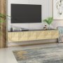 HANAH HOME TV polica Artemis Sapphire Oak Anthracite - slika 2