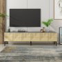 HANAH HOME TV polica Artemis Sapphire Oak Anthracite - slika 3