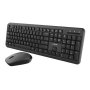 CANYON SET-W20 UK/US Keyboard+Mouse Velvet Wireless Black - slika 1