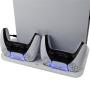WHITE SHARK PS5 Kimura 2 Hladnjak i dock za punjenje dva PS5 kontrolera - slika 2