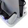 WHITE SHARK PS5 Kimura 2 Hladnjak i dock za punjenje dva PS5 kontrolera - slika 3