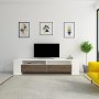 HANAH HOME TV polica Sosruko White Walnut - slika 1