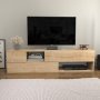 HANAH HOME TV polica Morton Oak - slika 1