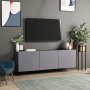 HANAH HOME TV polica White Anthracite - slika 3