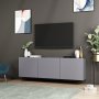 HANAH HOME TV polica White Anthracite - slika 4