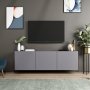 HANAH HOME TV polica White Anthracite - slika 1