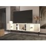 HANAH HOME TV polica Portes White Silver - slika 2