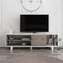 HANAH HOME TV polica Rosmar White Wenge - slika 2