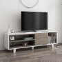 HANAH HOME TV polica Rosmar White Wenge - slika 1