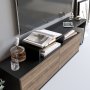 HANAH HOME TV polica Nexera Black Walnut - slika 3
