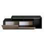 HANAH HOME TV polica Nexera Black Walnut - slika 4