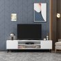 HANAH HOME TV polica Bloom White - slika 2