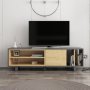 HANAH HOME TV polica Rosmar Anthracite Oak - slika 2