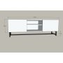 HANAH HOME TV polica Tugi Sapphire v2 - slika 4