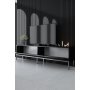 HANAH HOME TV polica Lord Black Silver - slika 2