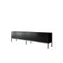 HANAH HOME TV polica Lord Black Silver - slika 5