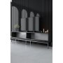 HANAH HOME TV polica Lord Anthracite Silver - slika 2