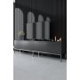 HANAH HOME TV polica Lord Anthracite Silver - slika 1