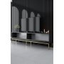 HANAH HOME TV polica Lord Anthracite Gold - slika 2