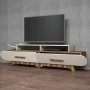 HANAH HOME TV polica Flora Walnut Cream - slika 2