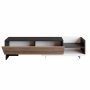 HANAH HOME TV polica Parion White Black Walnut - slika 4