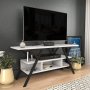 HANAH HOME TV polica Minerva Black White - slika 2