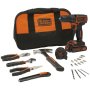BLACK&DECKER BDCDC18HTSA-QW Acu Šrafilica SET - slika 1